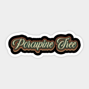 vintage tex Porcupine Tree Sticker